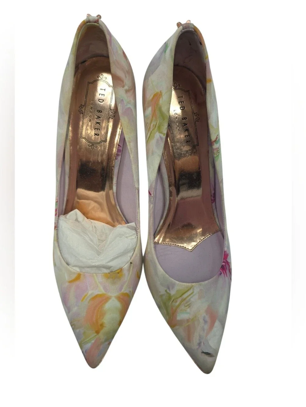 Ted Baker Floral Fabric Heels 38